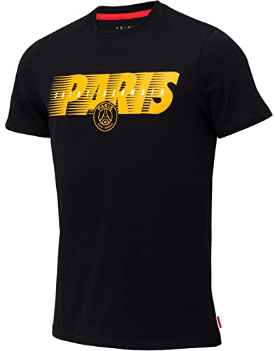 Paris Saint-Germain PSG Official Collection T-Shirt, Black