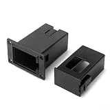 Reemplazo de batería: esta caja de soporte de batería de 9 V está diseñada como un reemplazo para pastillas de guitarra y bajo. Proporciona una solución conveniente y confiable para alimentar su instrumento.