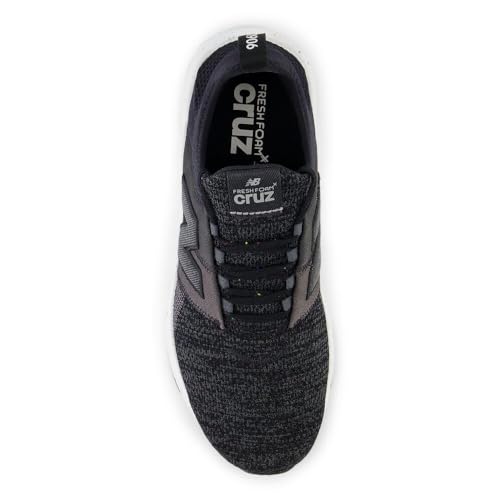 Image of New Balance Men's Fresh Foam X Cruz Artisan V3 Running Shoe, Black /Phantom /Magnet, 8 M