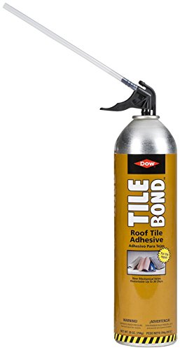 Great Stuff 308941 Bond(TM) Roof 28oz with Reusable Straw Tile Adhesive, Cream