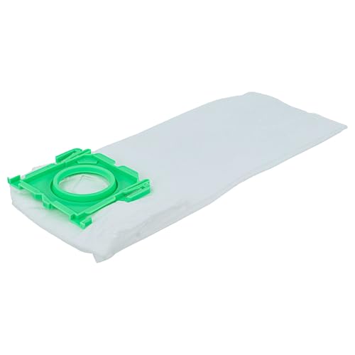 vhbw 50x Staubsaugerbeutel kompatibel mit Sebo Airbelt K3 Premium, K3 Vulcano Staubsauger - Mikrovlies, 33,5cm x 17cm, Weiß