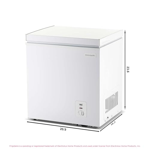 Image of Frigidaire Chest Deep Freezer, 2.0 Cu. Ft. Capacity, Adjustable Thermostat-Removable Vinyl Coated Wire Basket-Easy Defrost Drain- Garage Ready- Pearl White