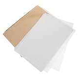 Mipcase 500 hojas Papel Encerado para Alimentos Antigrasa Papel para Envolver Sándwiches Pasteles y Fritos Seguro y Resistente para Panadería y Restaurantes