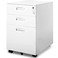 Algopix Similar Product 6 - 3 Drawer Mobile File Cabinet Solid