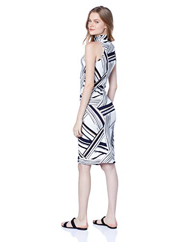Triton Vestido Midi Estampado Feminino, G, Off Shell
