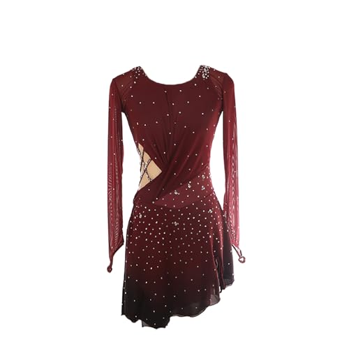 Robe de patinage artistique idéale pour le gala du club de glace
