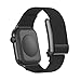 Premium Smart Watch & Whoop Band Combo: Hybrid Athlete Band - Breathable, Odor-Resistant Nylon Strap Compatible with Apple Watch & Whoop 4.0 for Ultimate Comfort and Durability (Black, 42mm, 44mm, 45mm, 47mm, 49mm)
