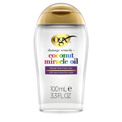 OGX Extra Strength Damage Remedy + Coconut Miracle Hair Oil, 3.3 fl. oz