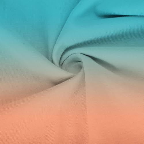 Cute Summer Tops for Girls Gradient Short Sleeve Shirts Loose Fit Basic Tees Casual Round Neck Tops Trendy Y2k Blouse3