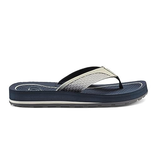 Cobian Men’s DRT Synthetic Leather Strap Flip-Flop Sandals2