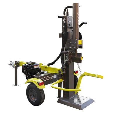 OOGarden - Fendeur de bûches vertical sur remorque 7CV - 22T