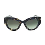Victoria Beckham Vb628s Gafas de Sol, 418 Havana Blue, 59 Unisex Adulto