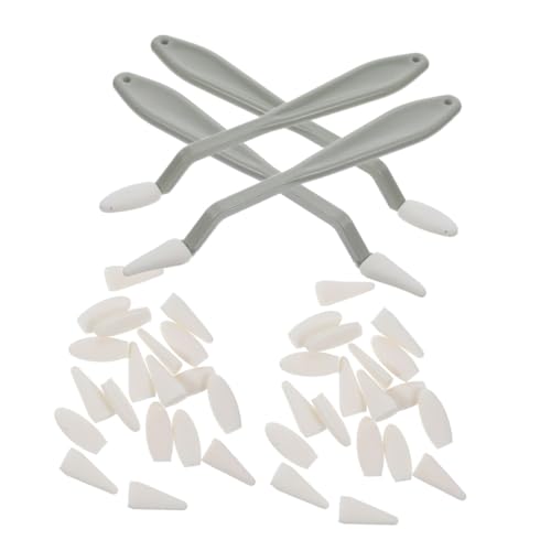 STOBOK Professional Artist Sponge Eraser 2 Sets Replacement Boxed Pen Eraser Kneaded Eraser Sponge Sketch Blender Art Blenders DIY Detail Sponge