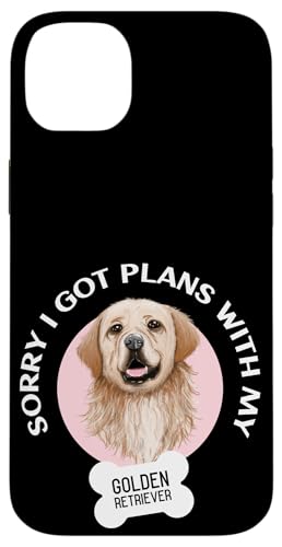 Funny Golden Retriever Sorry I Got Plans With My Retriever �X�}�z�P�[�X iPhone 14 Plus �p