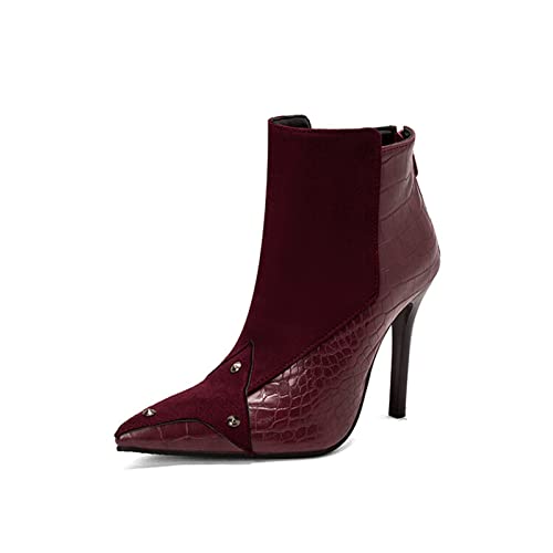 Chaussures pour femmes avec bout pointu et épissage mode printemps automne