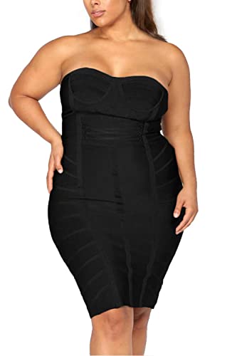 Hybrid & Company Women's Retro Charm Off Shoulder Stretch Fit Dress for Party3