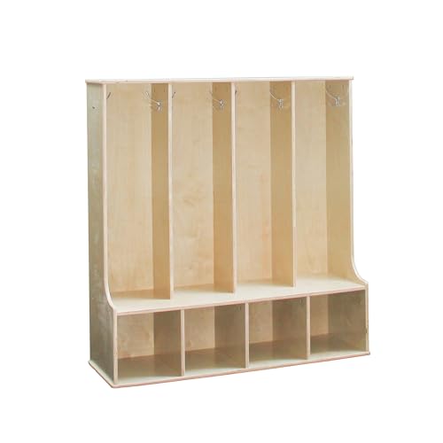 FDP Birch 4-Section Coat Locker