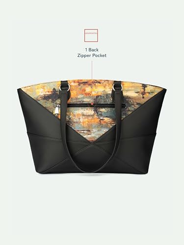 Image of ZOUK Rhea Kapoor Tote Bag - | Elegant Vegan Leather Tote for Women |