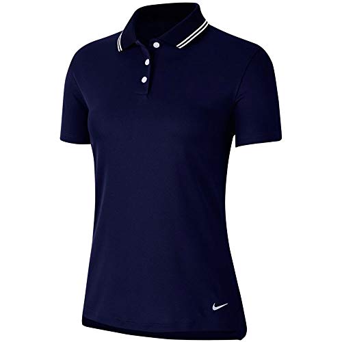 Nike Women's Nike Dri-fit Victory Polo, Blue Void/White/White, Small