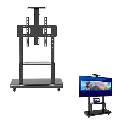 Soporte Móvil Ajustable para TV de Piso 40-75 pulgadas miniatura 1
