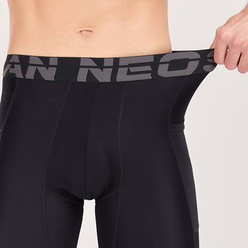 NEOSAN Men's Compression Leggings Sports Base Layer Running Workout Basketball Athletic Cycling Tights Pants4