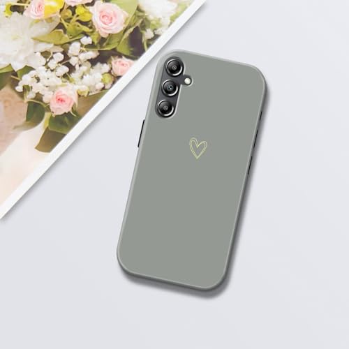 Image of COLORflow Back Cover Compatible with Samsung Galaxy A14 5G / 4G | Heart Notes Color Customized | Glossy Armoured Bumper with Camera Protection Back Cover Compatible with Samsung Galaxy A14 5G / 4G