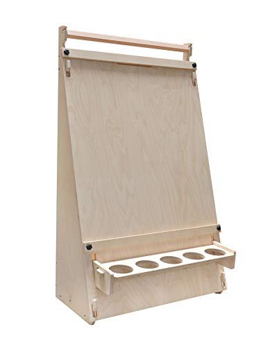 FLIXI`s HÖHENVERSTELLBARE HOLZSTAFFELEI und WANDSTAFFELEI für Kinder in Premium QUALITÄT Wandstaffelei