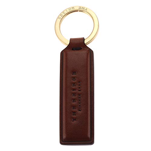 Porte-clés cuir The Bridge Duccio 10.5 cm : accessoire de maroquinerie pour homme