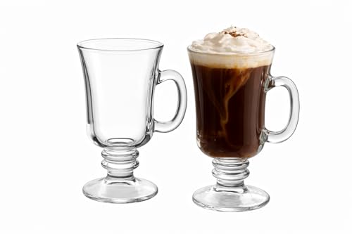 B Unique Lead-Free Irish Crystal Glass Set for...