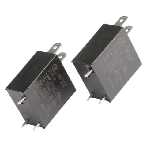2pieces JQC-25F 018-H 3PIN 18V 20A 250VAC Microwave Oven Accessory Electrical Switches Relays Cover