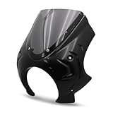 Pare Brise pour SV 650X pour SV650X pour SV 650X2019 2020 Couvercle De Phare Pare Brise Couvercle De Protection De Phare Carénage Avant Moto Déflecteur Moto Anti Rayures