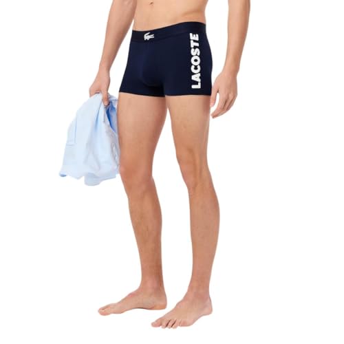 Lacoste Men's Cotton Stretch Big Croc Print Trunks, 3-Pack2