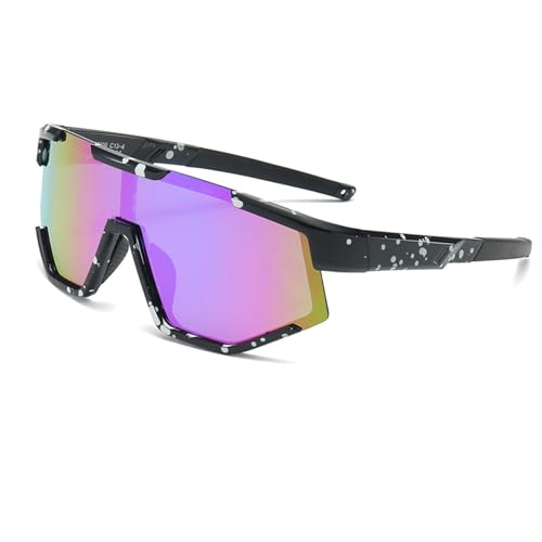 Beafaeur Kinder Fahrradbrille Sportbrille (Schwarz)