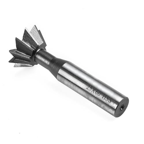 Fraise à queue d'aronde 25 mm en acier rapide pour éliminer le jeu mécanique - 5