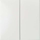 Elso 273500 Wippe mit Schriftfeld Serienschalter Doppeltaster Joy, perlweiß