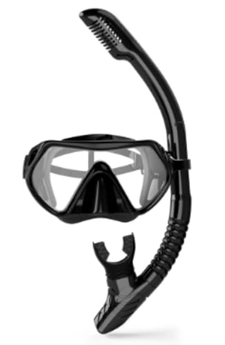 Eiuuioj 大人用、男性用、女性用のダイビングゴーグル、大型フレームのダイビングマスク の曇り止めゴーグル、防水シュノーケリング用具