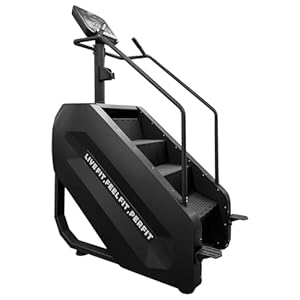 Stair Machine with LED Screen Commercial Grade Stepmill for Cardio & Lower Body Workouts 1-15 Speed Levels 440LBS Capacity 28-168 Steps/Minute – Ideal for Home and Gym Fitness