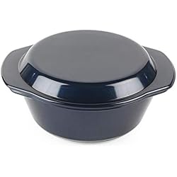 Cazuela Apta Para Horno Russell Hobbs RH01147EU Cazuela Con Tapa De Cristal Térmica 1 L, Con Superficie Antiadherente, Apta Para Lavavajillas, Ideal Para Cocinar Tapas Con Bacalao Y Fideos Saborosas, Pequeño Y De Vidrio