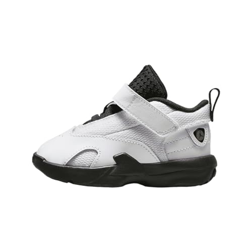 Jordan Max Aura 6 Baby/Toddler Shoes (FQ8296-101, White/Black/Metallic Gold) Size 9