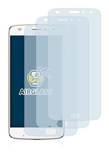 BROTECT Protector Pantalla Cristal para Lenovo Moto Z2 Play Protector Vidrio (3 Unidades) - [Dureza 9H, Anti-Arañazos]