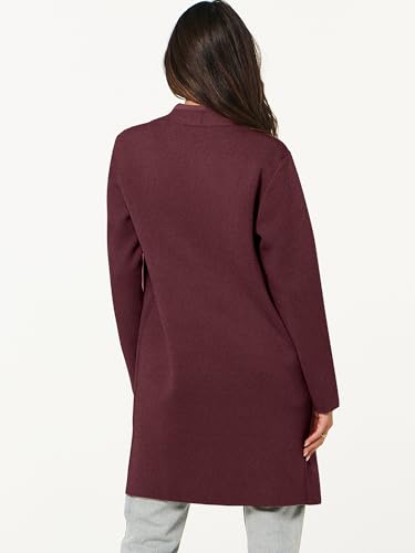Image of ANRABESS Cardigan Sweater for Women Casual 2026 Fall Fashion Coat Long Sleeve Open Front Knit Coatigan Outwear