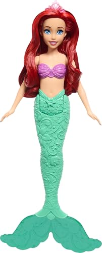Image of Mattel Disney Princess Ariel Mermaid Fashion Doll & 2 Mermaid Sister Dolls, Posable & with Glitter Fins, Inspired by Disney The Little Mermaid Movie