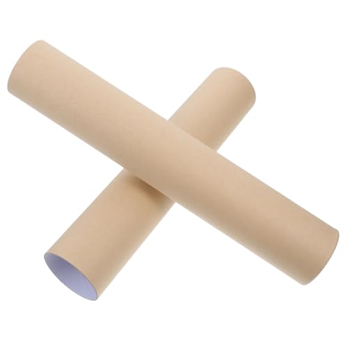 SOLUSTRE Box Khaki Poster Carrier Mailing Tube Paper Mailing Tubes Scroll Storage