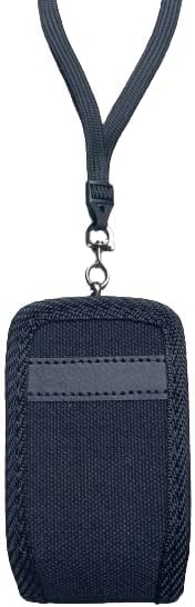 Alrededor del cuello colgando la parte superior abierta caso con cordón de seguridad compatible con teléfono celular Verve Snap Flip del consumidor