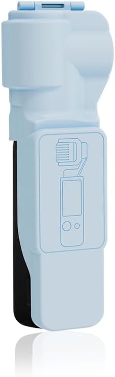 BRDRC Funda protectora Pocket 3, Gimbal Lens Cap Protector de pantalla para DJI Osmo Pocket 3 Creator Combo Accesorios (azul)