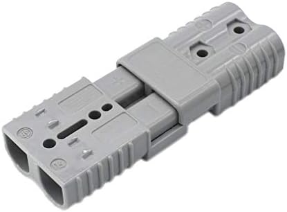 X-Haibei Pair 175 Amp 2 Gauge Battery Quick Connector Gray, Jumper Cables Connect Disconnect Plug for Winch Trailer image 5