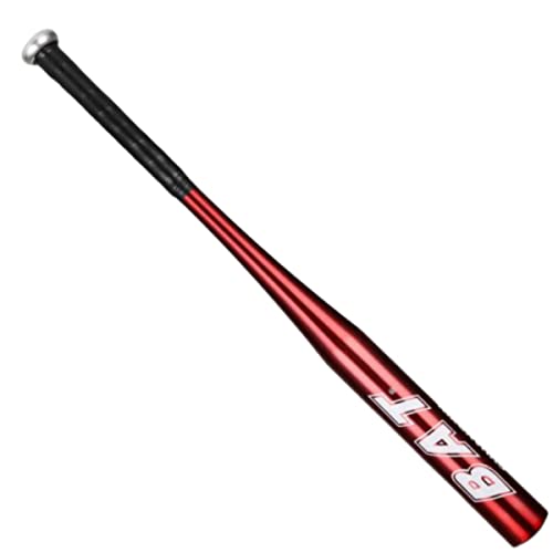 Batte de Baseball Aluminium 34 Pouces 86cm Rouge Batte Base-Ball Métal Antidérapante Adulte Pro...