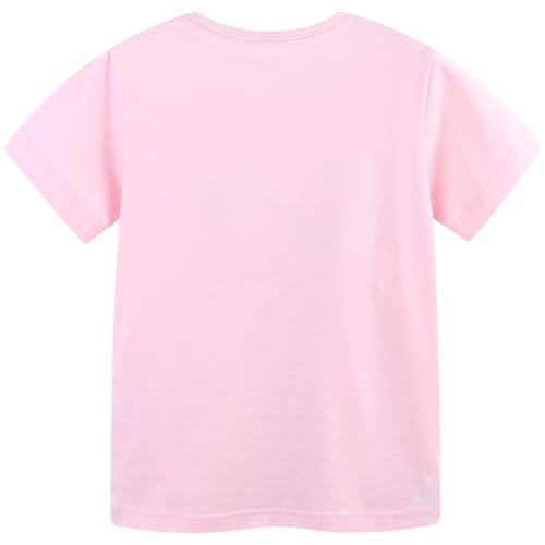 Image of AIWUHE Toddler T Shirts Cotton Summer Tshirts Boys Girls Short Sleeve Tee Tops Casual Graphic Clothes Crew Neck Shirts 2-6Y