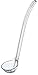CFS 029507 Carly Plastic Dressing/Serving Ladle, 0.45 oz., Clear