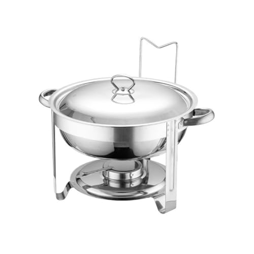 Set buffet con calentador alcohol acero inoxidable